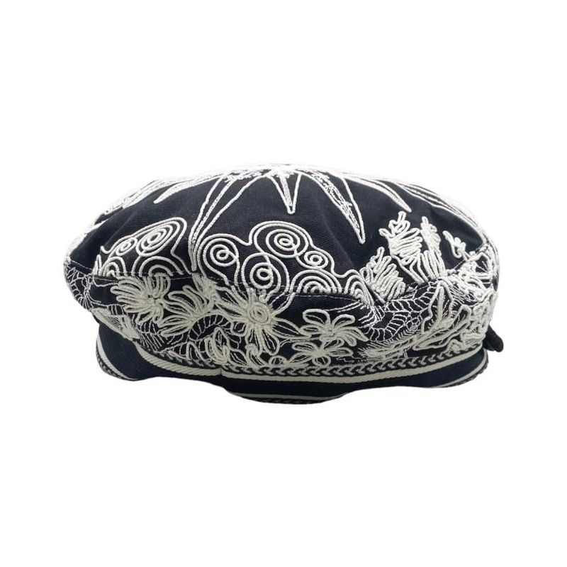 Christian Dior Sailor Cap Embroidered Design Travel Cap 31 Rev920 X131 56 Size
